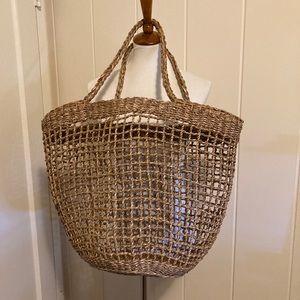 Straw bag large